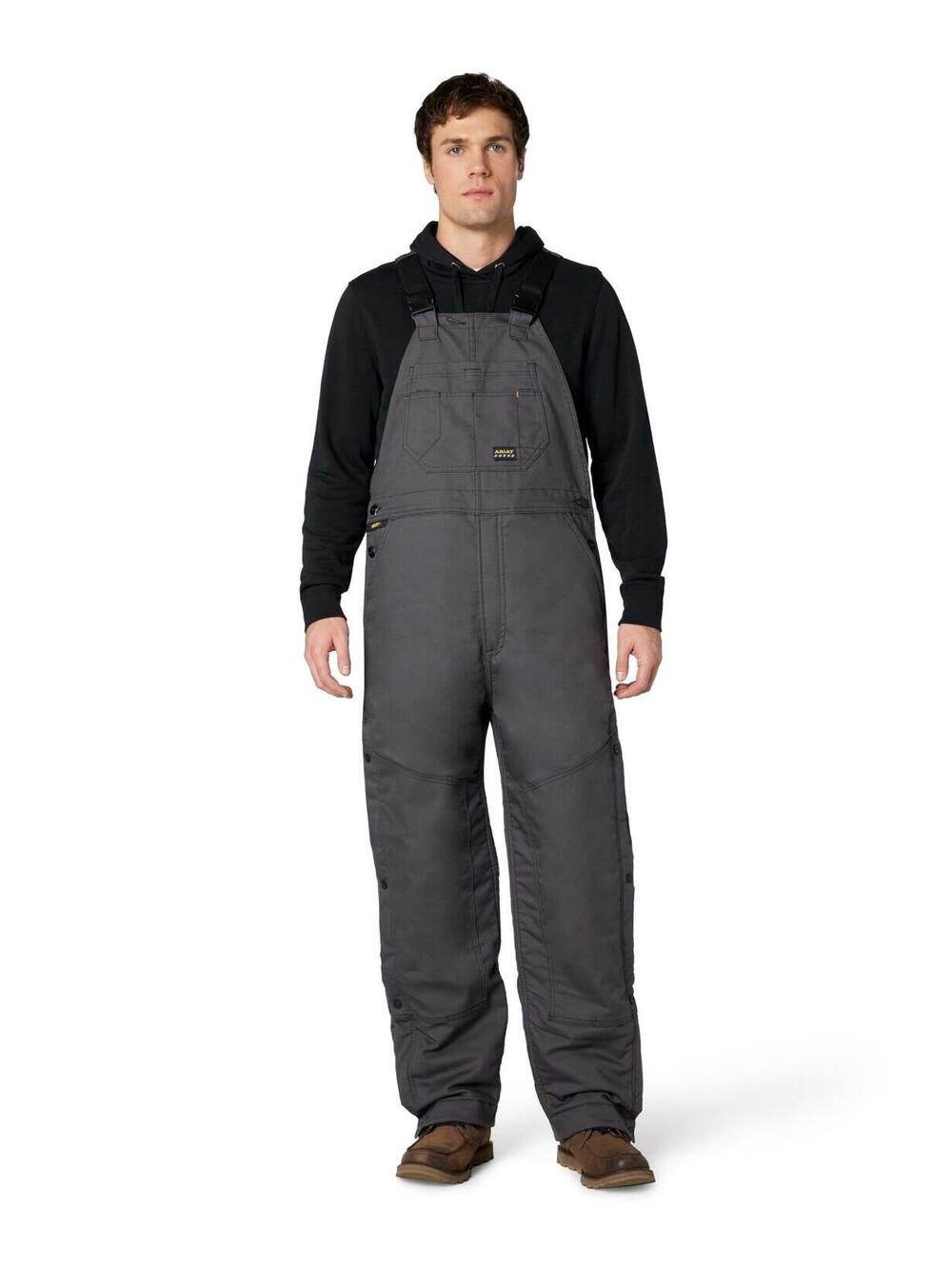 ARIAT Men’s Rebar DuraCanvas Stretch Insulated Bib NEW NWOT XL XL/S